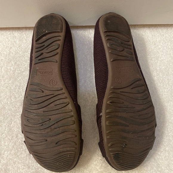 Bongo shoes / Navy & Red stripes - Picture 3 of 4